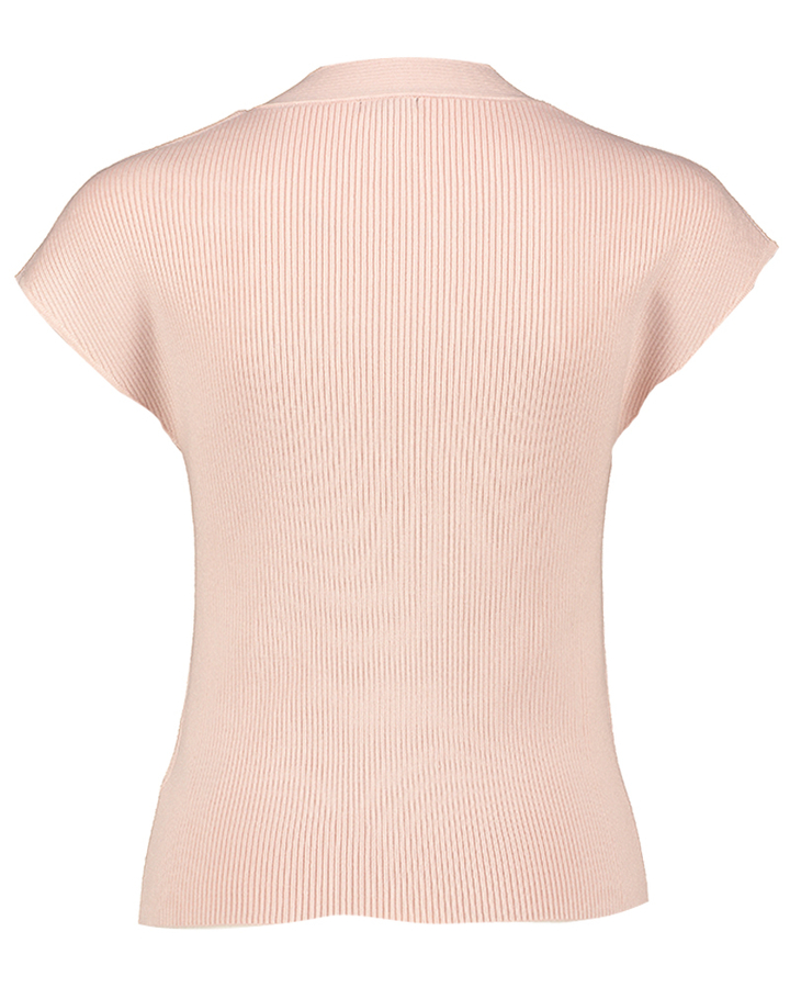 Lichtroze top in ribbel Caroline Biss