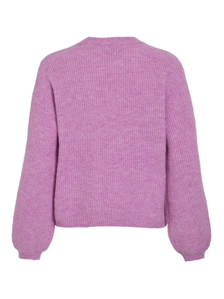 Paarsroze pull met ronde hals Viretta Vila