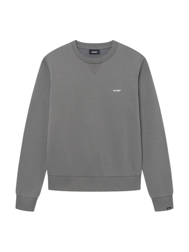 Groen grijze sweater met logo Antwrp 