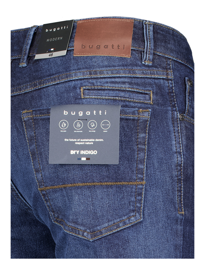Blauwe slim fit jeans Pisa Evo Bugatti