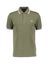 Groene polo met detail aan kraag en mouwen Fred Perry 