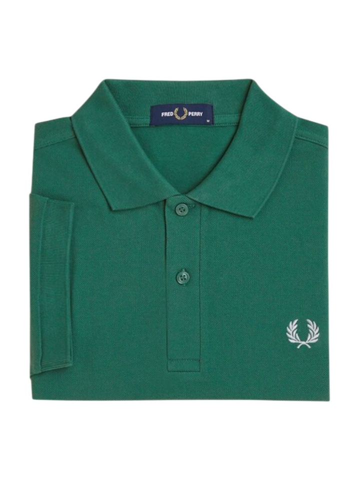Groene polo met logo Fred Perry 