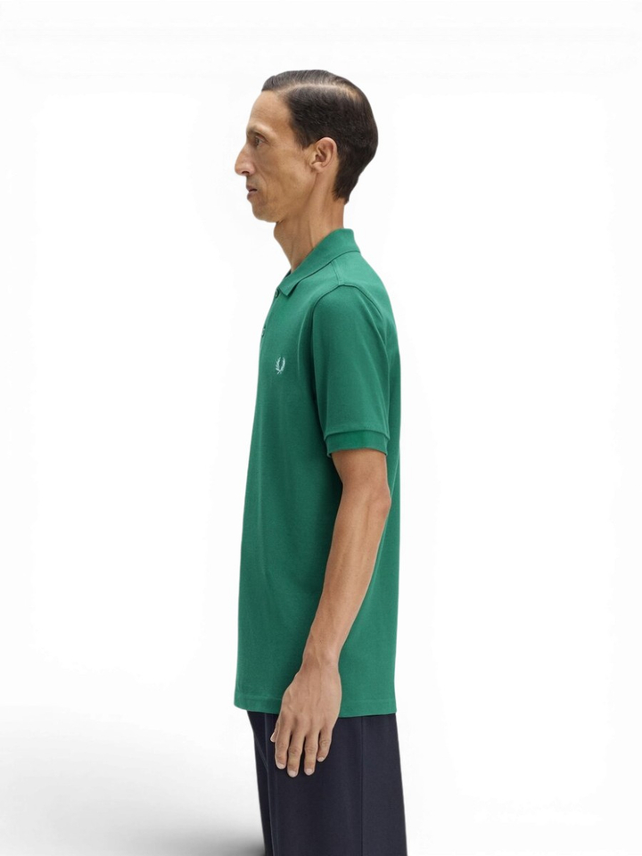 Groene polo met logo Fred Perry 