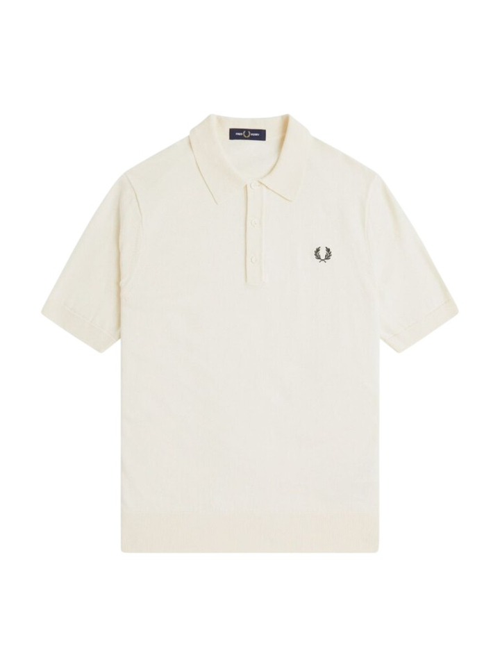 Ecru fijne polo pull  Fred Perry 