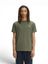 Kakigroene t-shirt met logo Fred Perry 