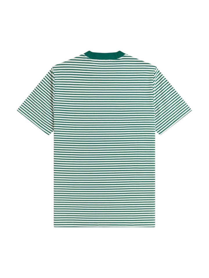 Groene gestreepte t-shirt Fred Perry 