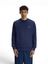 Donkerblauwe sweater met ronde hals Fred Perry 