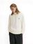 Creme kleurige trui met korte rits Fred Perry 