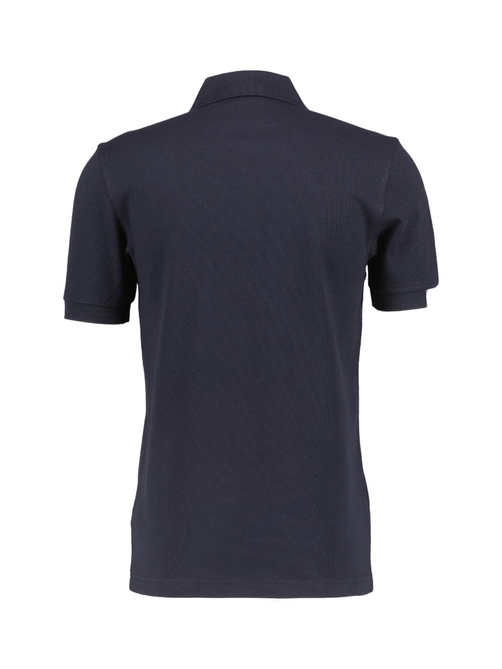 Donkerblauwe polo met logo Fred Perry