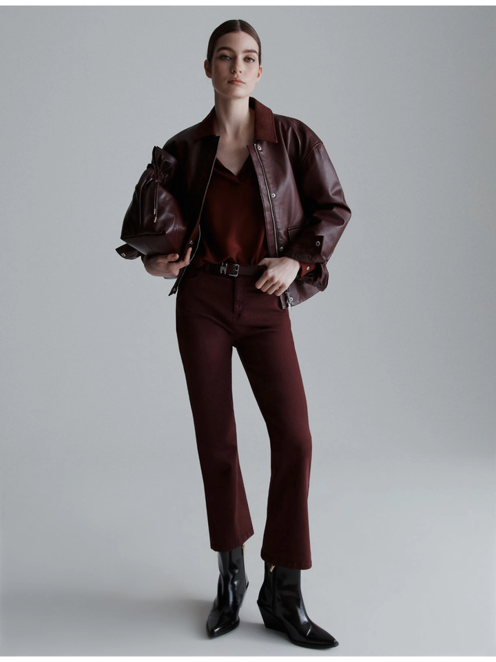 Bordeaux bootcut jeans Artemio Marella 