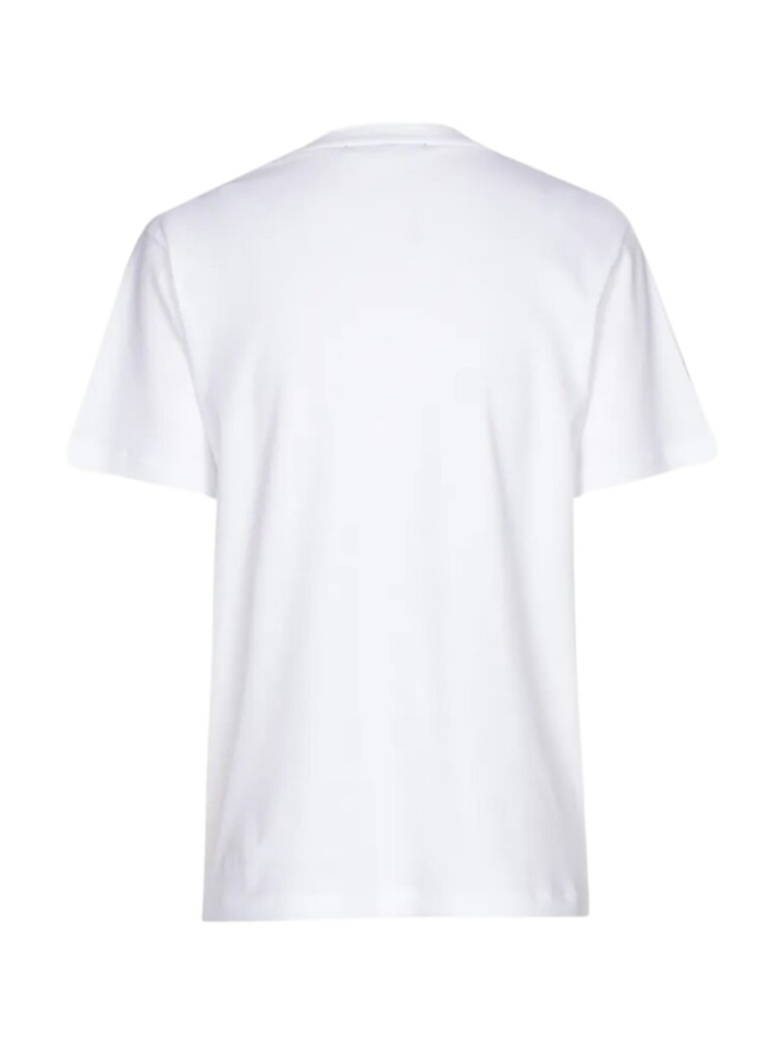 Witte t-shirt met v hals Floyco Xandres
