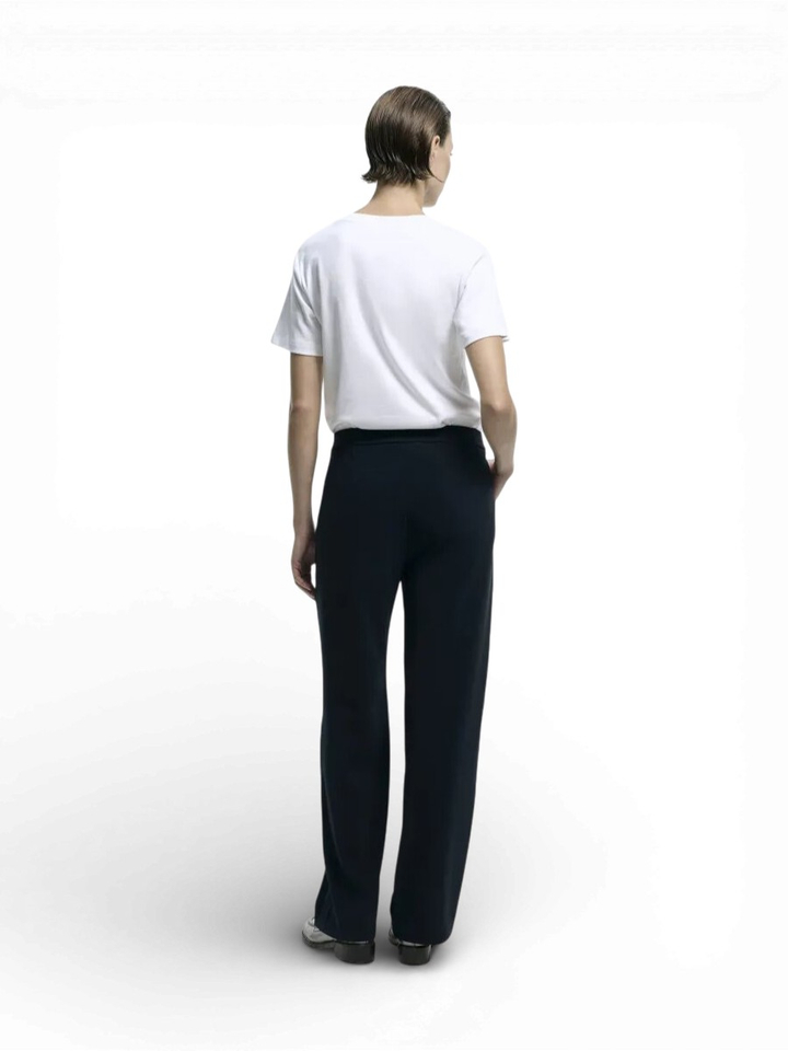 Witte effen t shirt met ronde hals Franceska Xandres