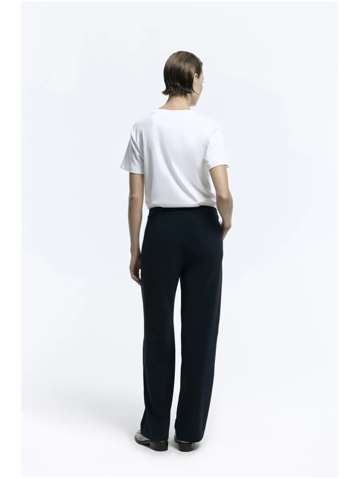 Witte effen t shirt met ronde hals Franceska Xandres