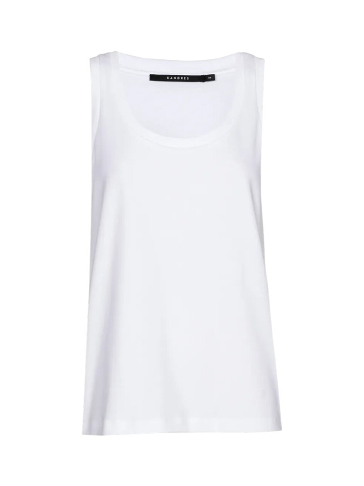 Witte effen top Fugo Xandres