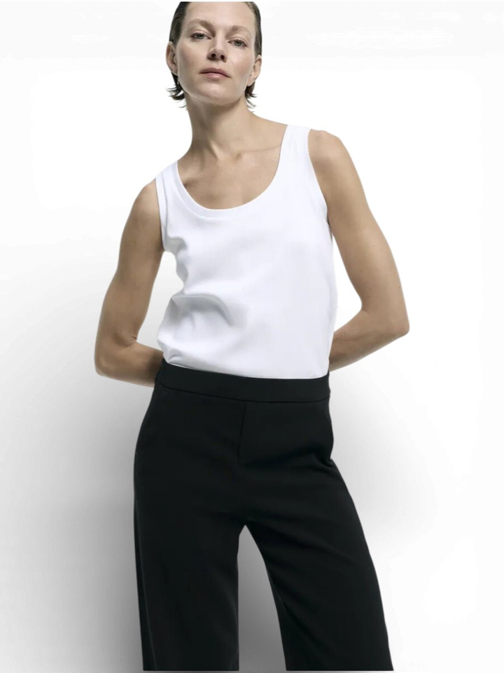 Witte effen top Fugo Xandres