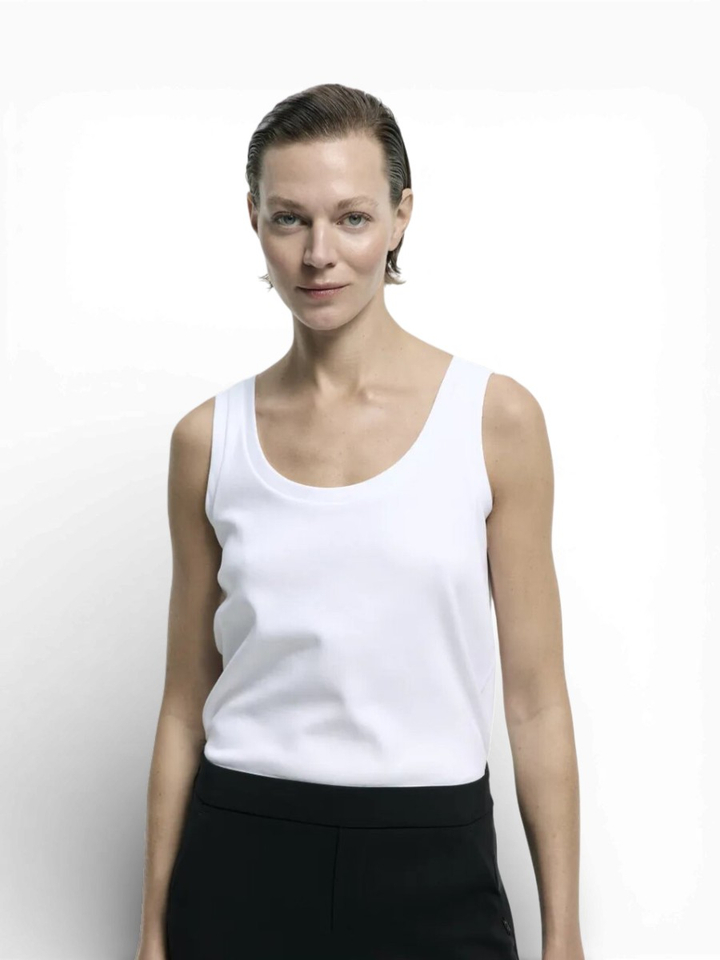 Witte effen top Fugo Xandres