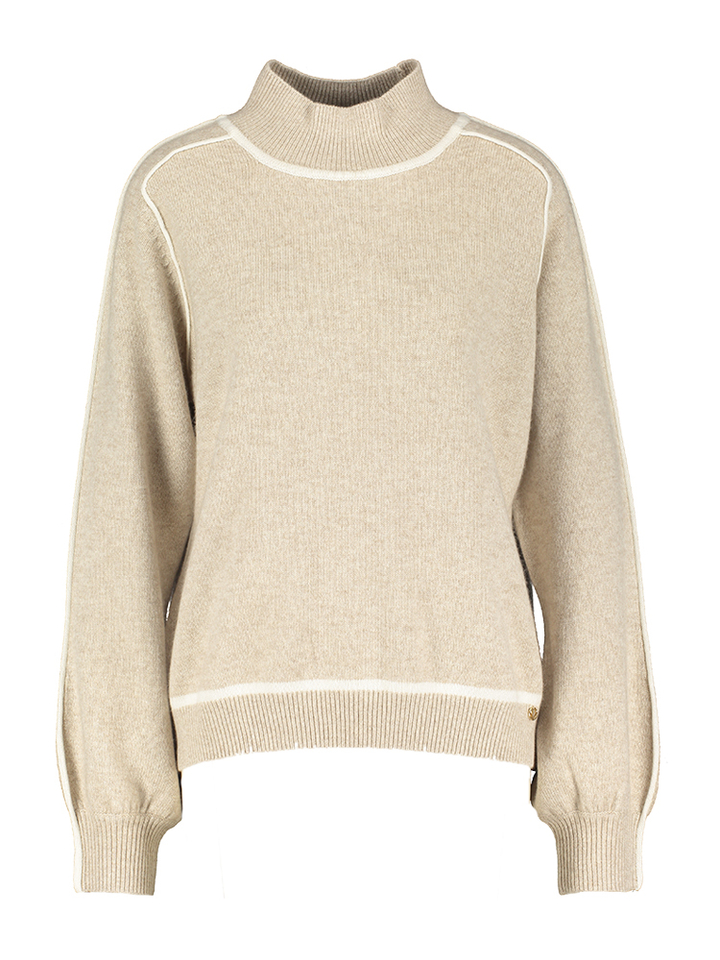 Beige pull met ecru details Marie Mero