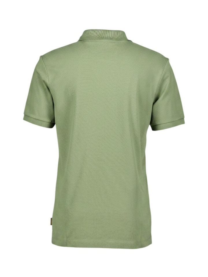 Groene katoenen polo met korte mouwen Scotch & Soda
