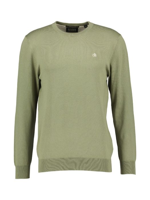 Groene pull met rond hals Scotch&Soda