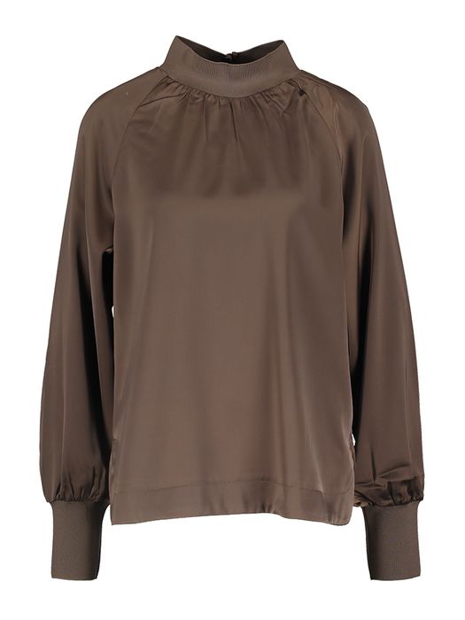 Bruine glanzende pull Yaspelana Y.A.S