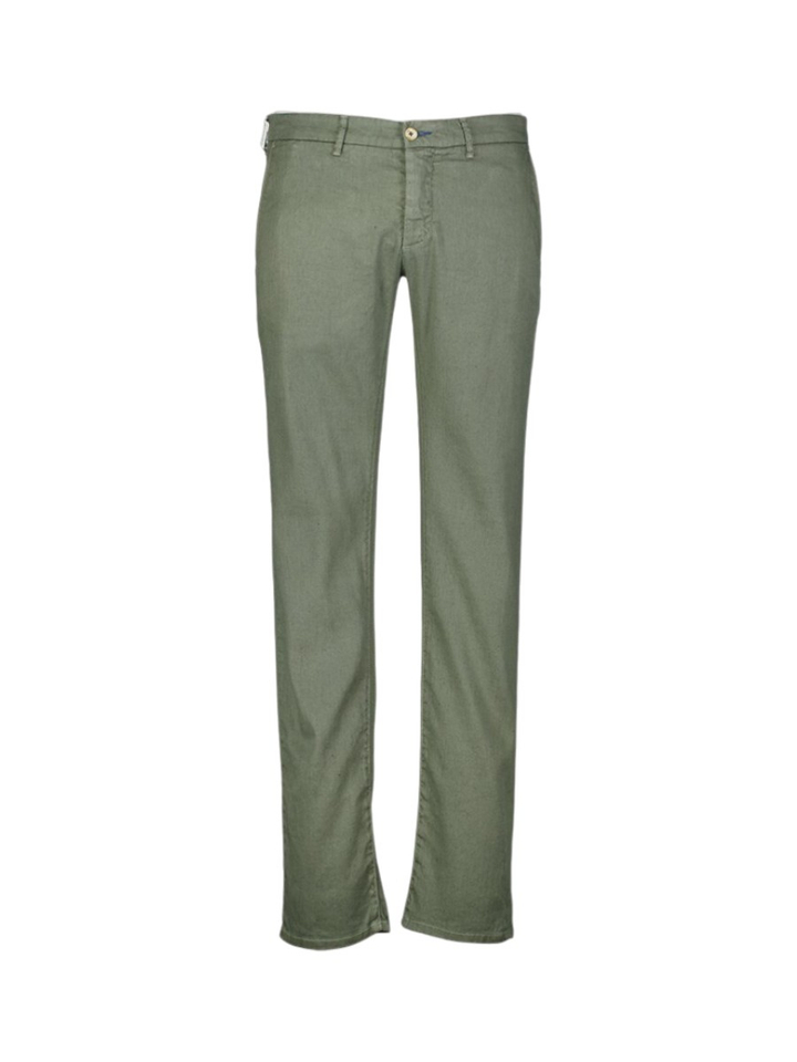 Groene linnen broek Atelier Noterman 