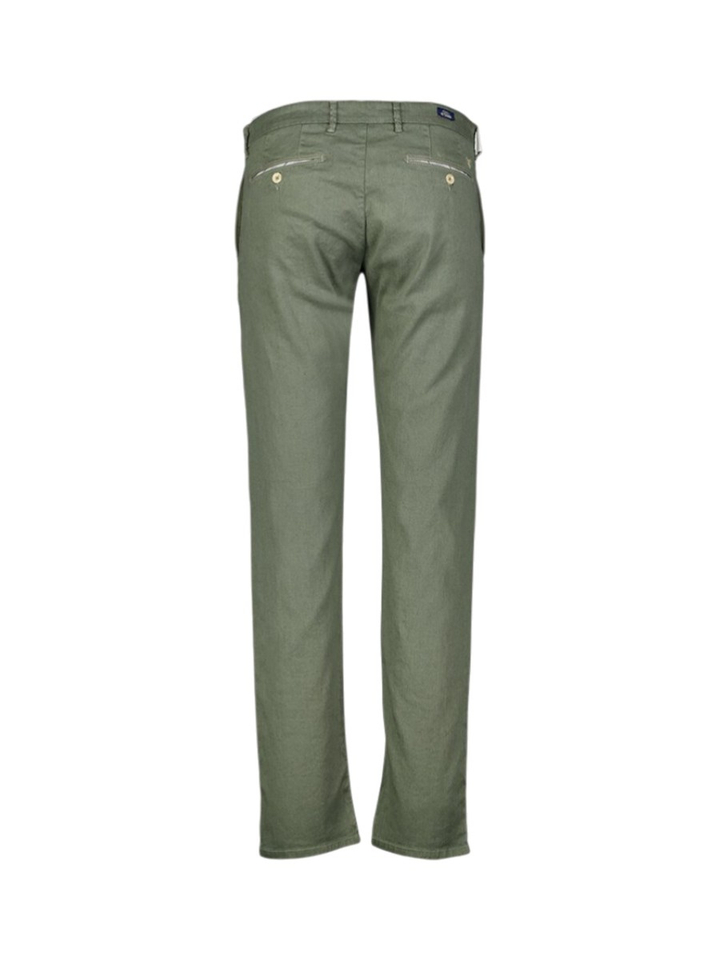 Groene linnen broek Atelier Noterman 