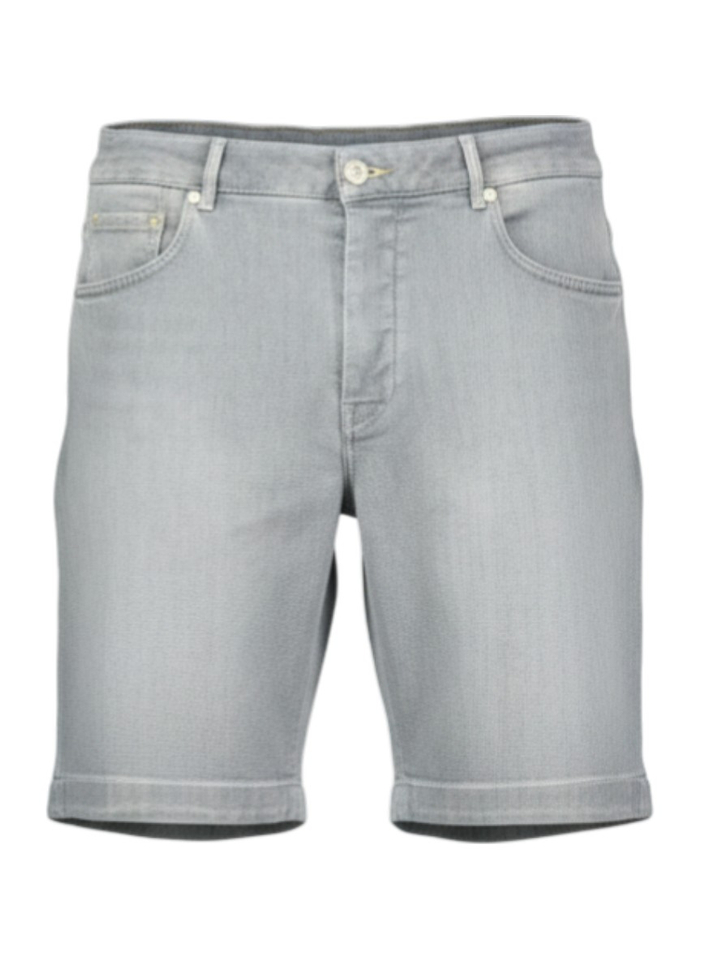 Lichtgrijze  jeans short  Atelier Noterman