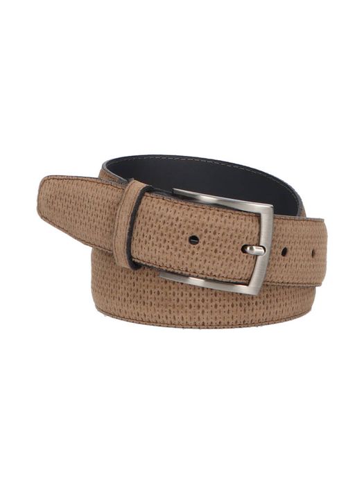 Lichtbruin riem De Belter Floris Van Bommel