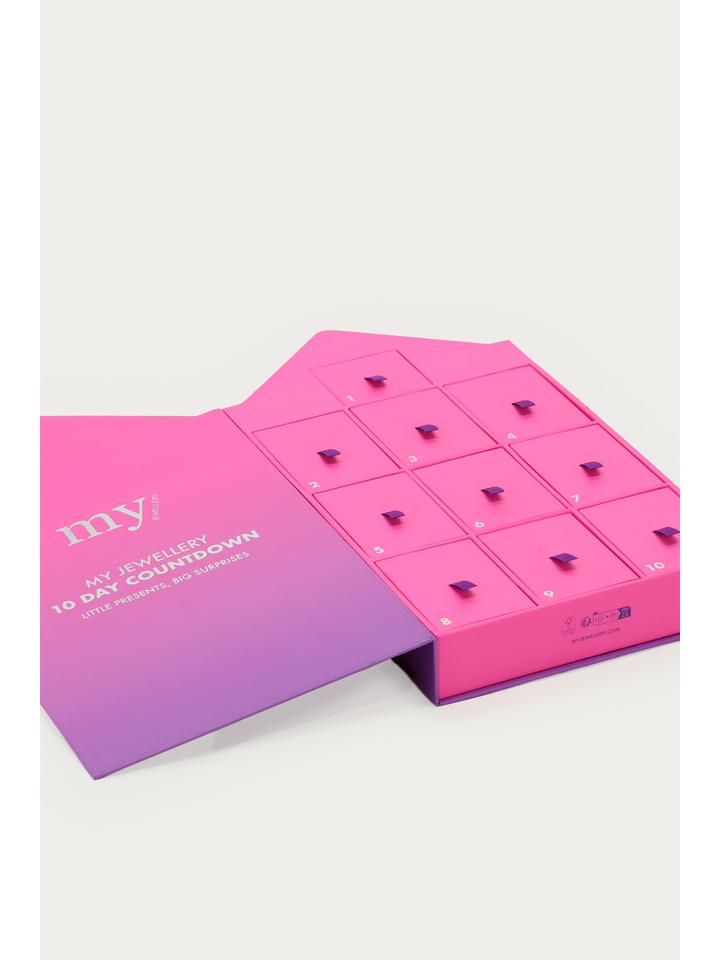 Adventskalender goud Luxe 10 Gifts Boutique My Jewellery