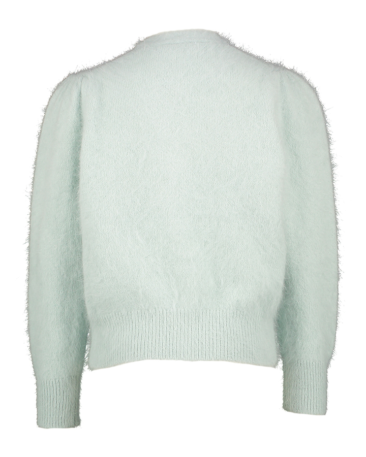 Muntgroene zachte gilet Phoebe Blue Bay 