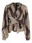 Bruine bloes met print Rista Neo Noir 