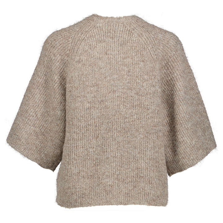 Beige cardigan met korte mouwen Amaya Cardigan 
