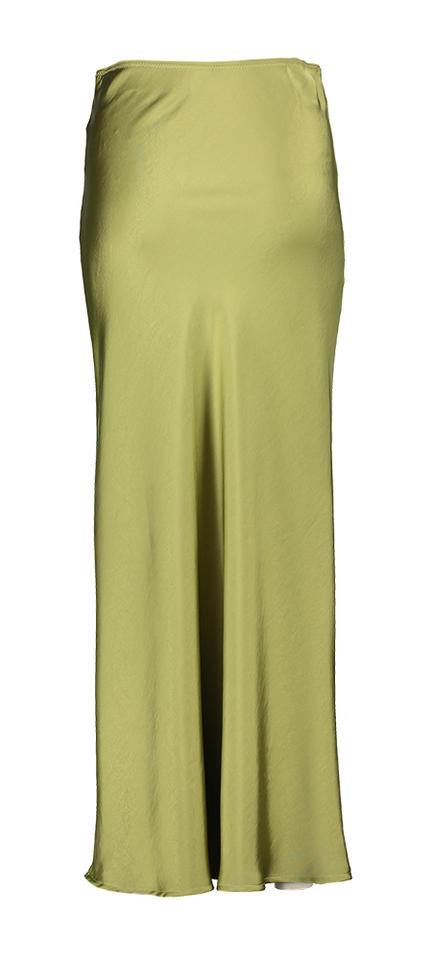 Groene glanzende rok Vicky Neo Noir
