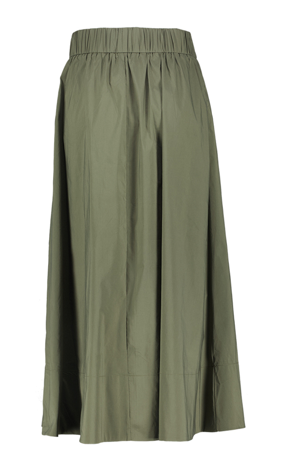 Groene halflange rok Yara Neo Noir