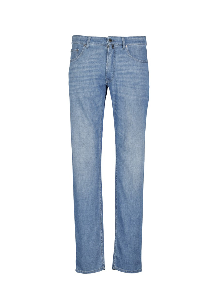 Blauwe skinny jeans Limoux Pierre Cardin