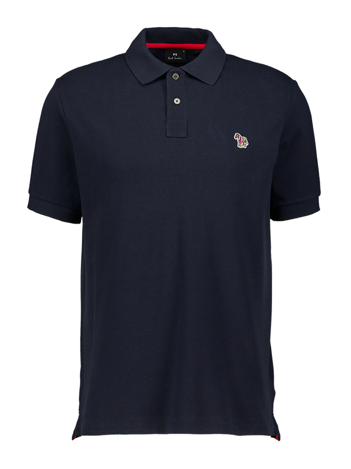 Donkerblauwe polo Pzebra Paul Smith