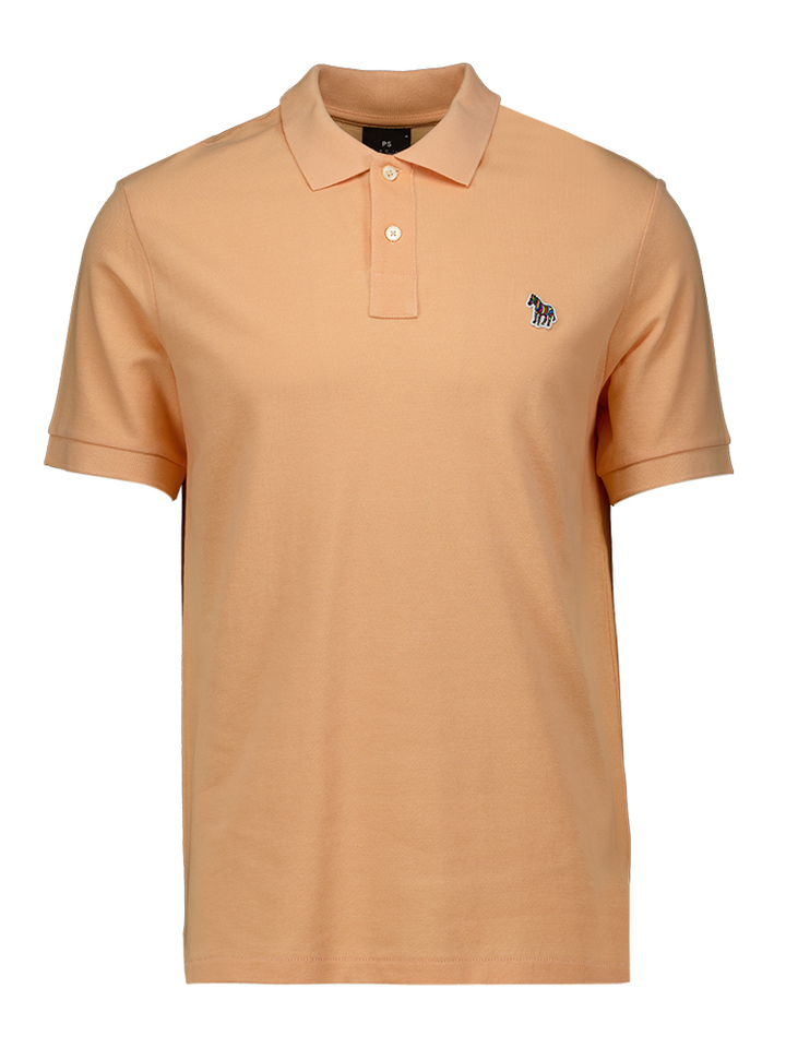 Zalmkleurige polo Paul&Smith