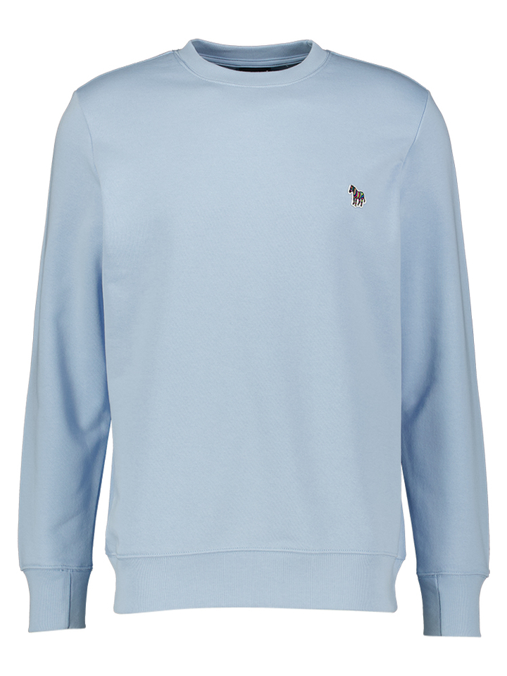 Blauwe sweater met r onde hals Paul Smith