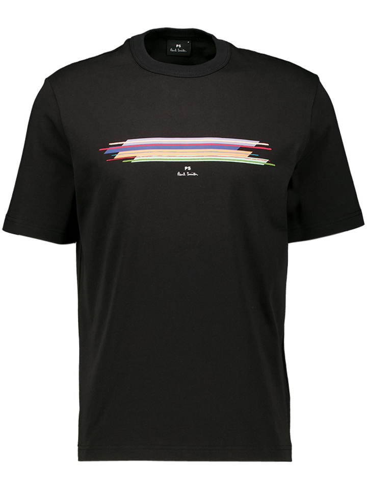 Zwarte t-shirt met opdruk Paul Smith