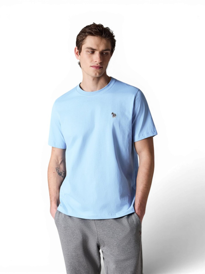 Lichtblauwe T-shirt Paul Smith