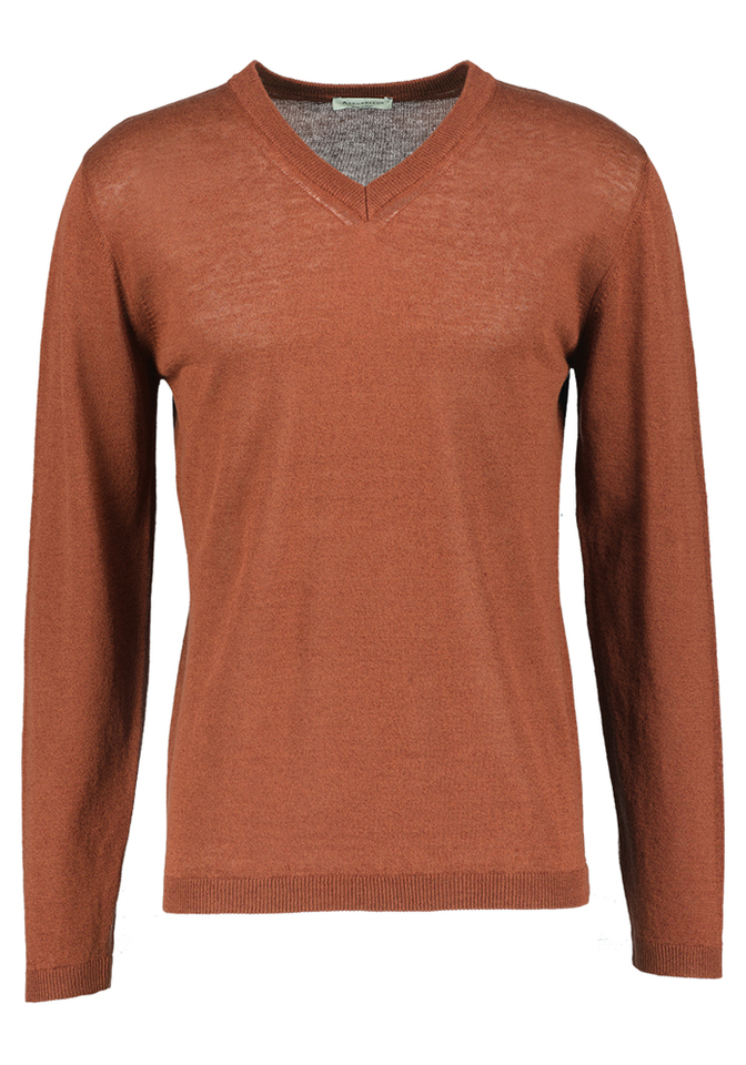 Roestkleurige trui Altobelloo