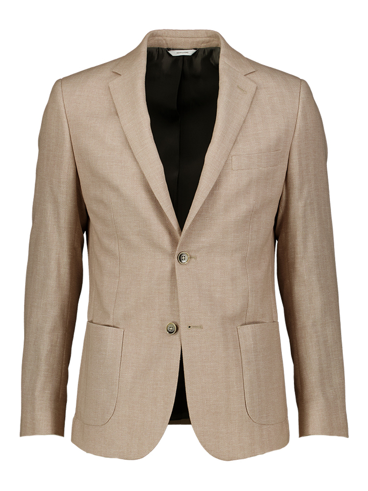Beige blazer met motief Gentiluomo 