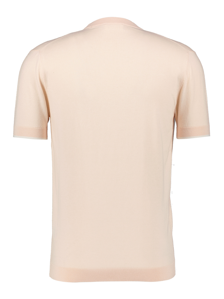 Roze T-shirt met strepen Gentiluomo 