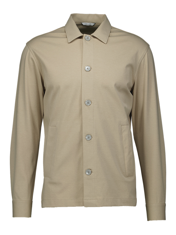 Beige hemd lange mouw Gentiluomo