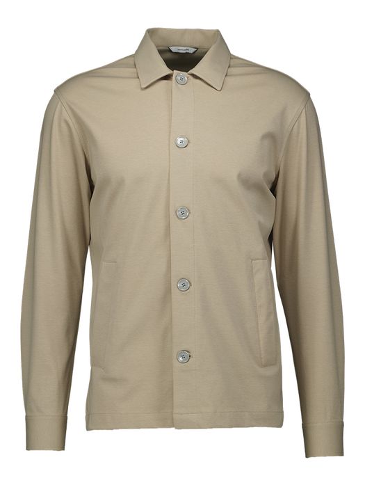 Beige hemd lange mouw Gentiluomo