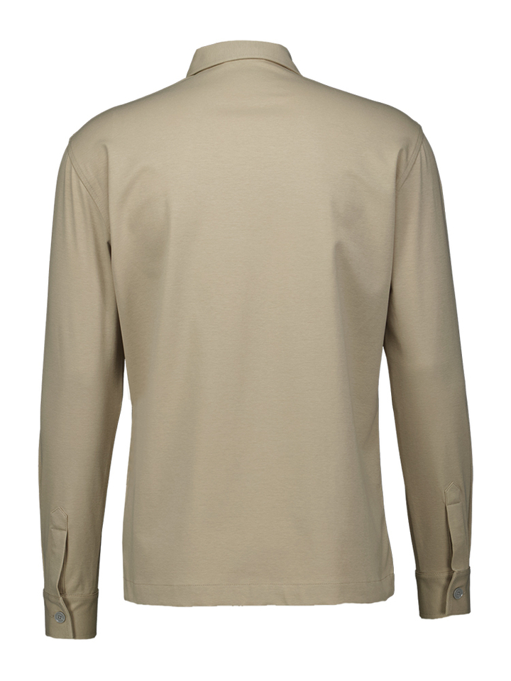 Beige hemd lange mouw Gentiluomo
