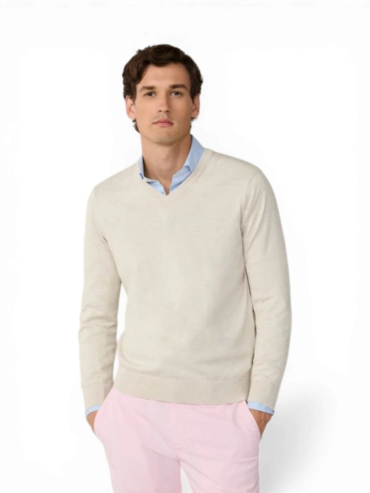 Beige trui Faconnable 