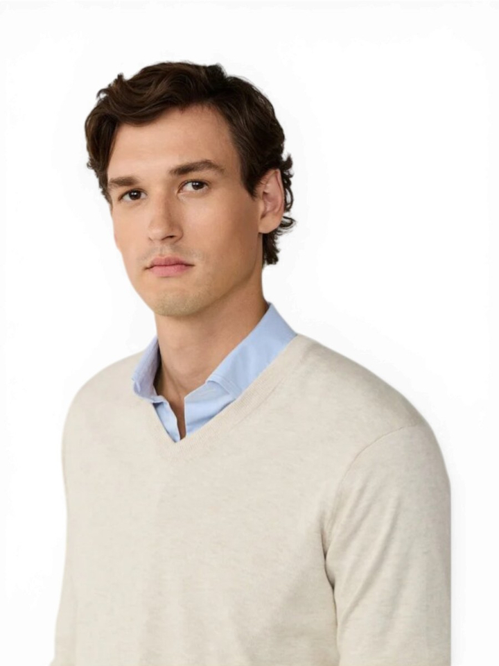 Beige trui Faconnable 