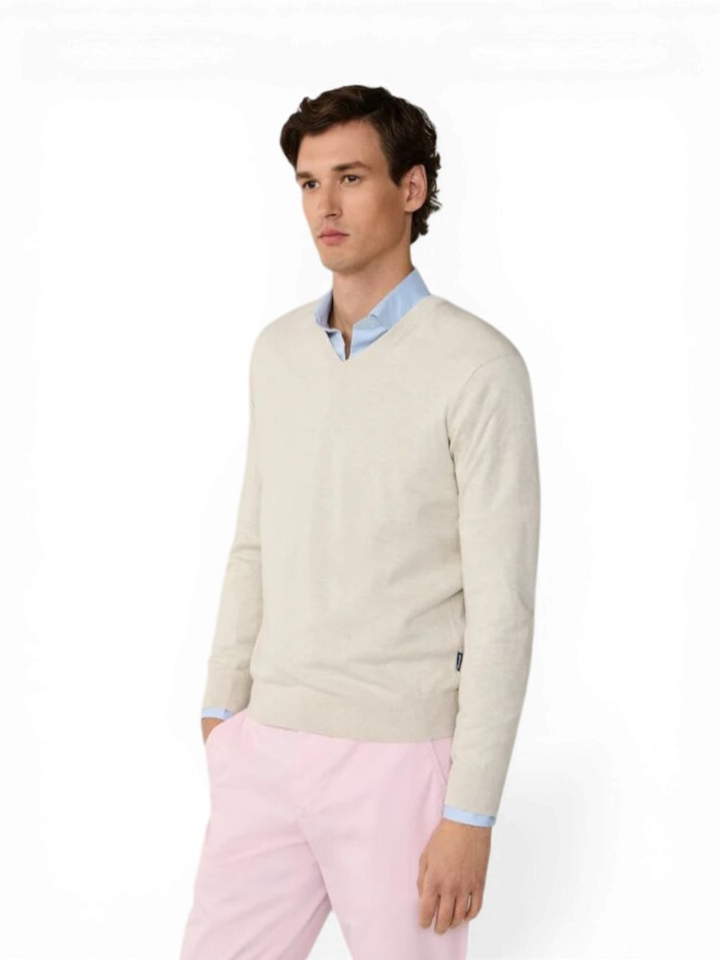 Beige trui Faconnable 