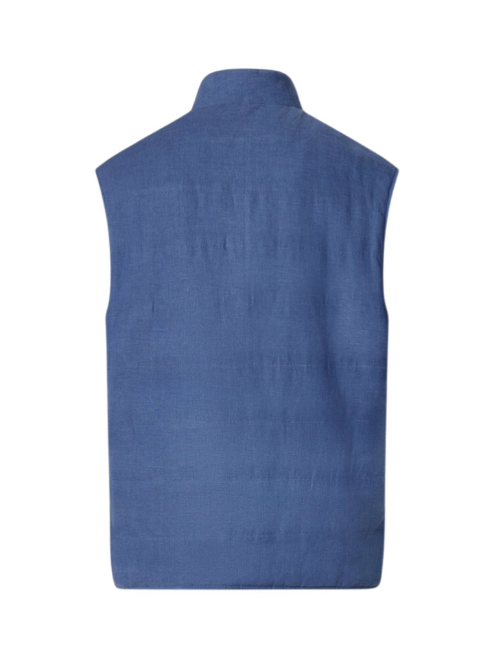 Blauwe omkeerbare bodywarmer Faconnable